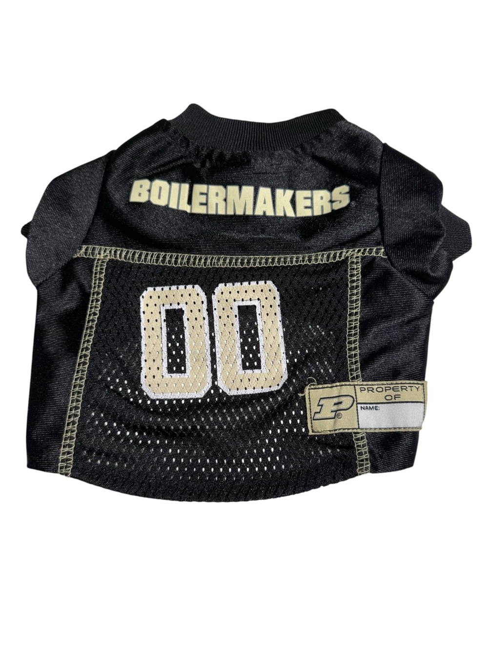 Purdue Boilermakers Black Dog Jersey Top Size X-small